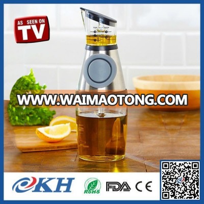 KH Direct Factory Price essential oil vinegar dispenser,plastic kitchen oil dispenser bottle for better life